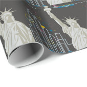Papier Cadeau New York (Coin rond)