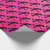 Papier Cadeau New York Boogie Nights Guitare Hot Pink (Coin)