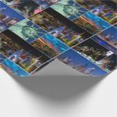 Papier Cadeau New York City New YC collage photo ville (Coin)