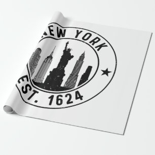 Papier Cadeau New York Est. 1624 New York City Lover Nyc