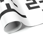 Papier Cadeau Newb coréen 쪼 렙 Jjoleb | Hangul (Coin rond)