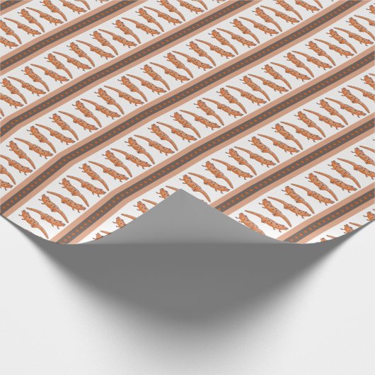 Papier Cadeau Newt tacheté rouge (Coin)