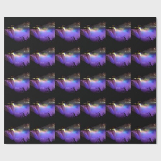 Papier Cadeau Niagara Falls, Dancing Lights, (Plat)