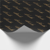 Papier Cadeau Nicole gold Design Lettering (Coin)