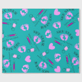 Papier Cadeau NICU Nurse Motif Art (Plat)
