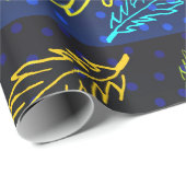 Papier Cadeau Night Sky Autumn Leçons Set 1 (Coin rond)