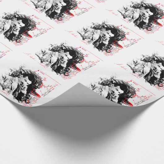 Papier Cadeau Nikola Tesla (Coin)