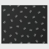Papier Cadeau N'importe quel logo ou image téléchargée | Motif d (Plat)
