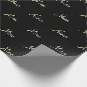 Papier Cadeau Nina white gold Handwriting (Coin)