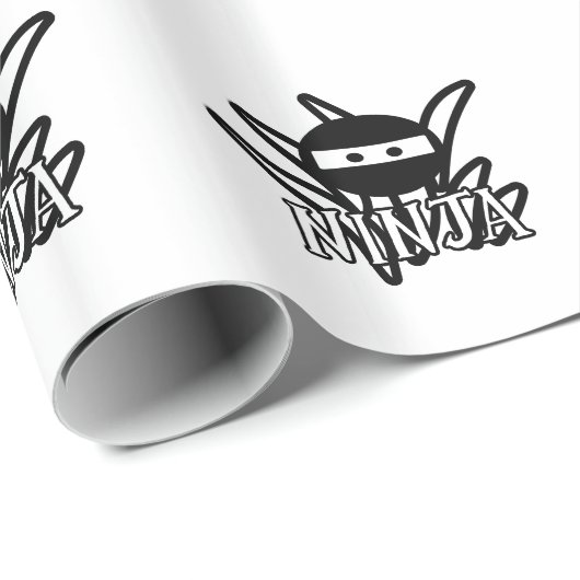 Papier Cadeau Ninja (Coin rond)
