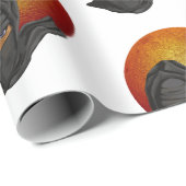 Papier Cadeau Ninja 7e anniversaire (Coin rond)