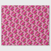 Papier Cadeau Ninja Girl (Plat)