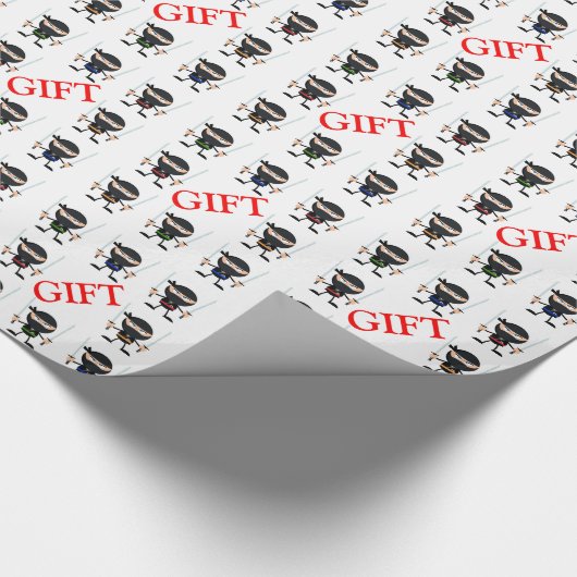 Papier Cadeau Ninja les gardes-cadeaux (Coin)