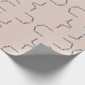 Papier Cadeau Ninja nunchaku (Coin)