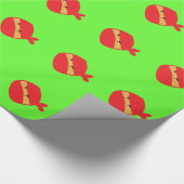 Papier Cadeau Ninja rouge (Coin)