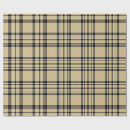 Papier Cadeau No. 07 de plaid (Plat)