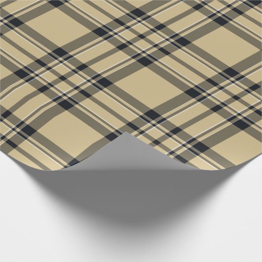 Papier Cadeau No. 07 de plaid (Coin)