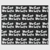Papier Cadeau No Cat No Life Wrapper Paper (Plat)