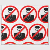 Papier Cadeau No Chauffeur Allowed Symbol Funny Warning (Plat)