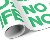 PAPIER CADEAU NO CO2 PAS DE VIE (Coin rond)