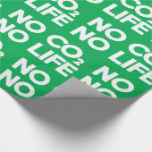 PAPIER CADEAU NO CO2 PAS DE VIE (Coin)