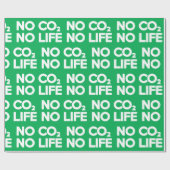 PAPIER CADEAU NO CO2 PAS DE VIE (Plat)