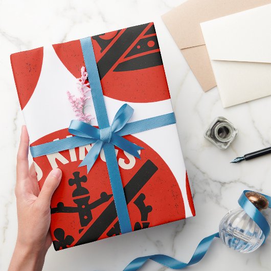 Papier Cadeau No Kings Protest Symbol