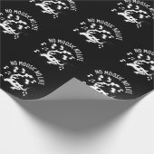 Papier Cadeau No Moosic No Life Funny Cow Pun Dark BG (Coin)