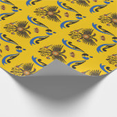 Papier Cadeau Nobile Contrada dell'Aquila Palio di Siena (aigle) (Coin)