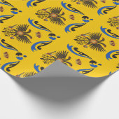 Papier Cadeau Nobile Contrada dell'Aquila Palio di Siena (aigle) (Coin)