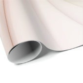 Papier Cadeau Noble Cuivre Et Or Abstrait Art Fractal Moderne (Coin rond)