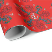 Papier Cadeau Noble Snowflake Anchor N.S. Wrap (Coin rond)