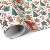 Papier Cadeau Noël (Coin rond)