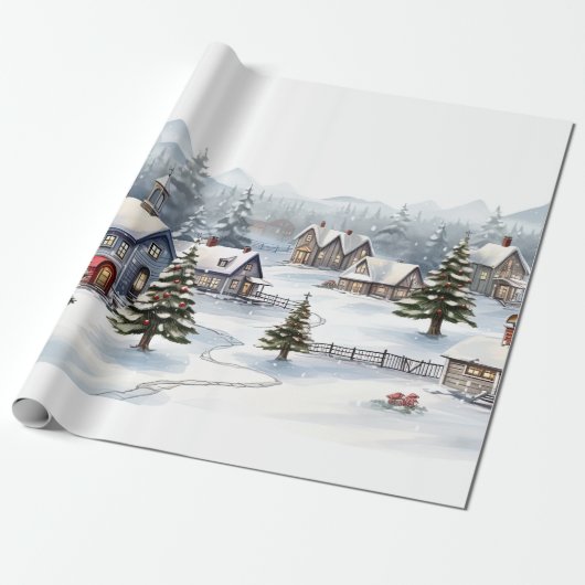 Papier Cadeau Noël (Déroulé)