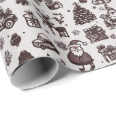 Papier Cadeau Noël (Coin rond)