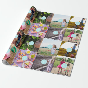 Papier Cadeau Noël 10 Photos Collage