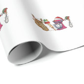 Papier Cadeau Noël 2026, (Coin rond)