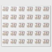 Papier Cadeau Noël 2026, (Plat)