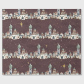 Papier Cadeau Noël à Bethléem (Plat)