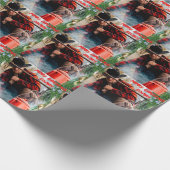 Papier Cadeau Noël à Cowboy (Coin)