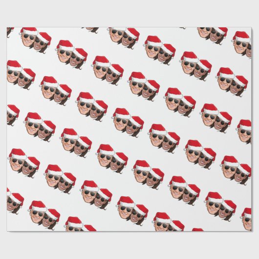 Papier Cadeau Noël à Joe et Kamala Aviator (Plat)