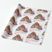 Papier Cadeau Noël à la campagne (Déroulé)
