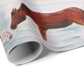 Papier Cadeau Noël à la ferme (Coin rond)