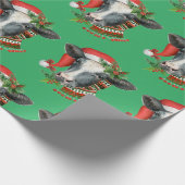 Papier Cadeau Noël à la vache (Coin)