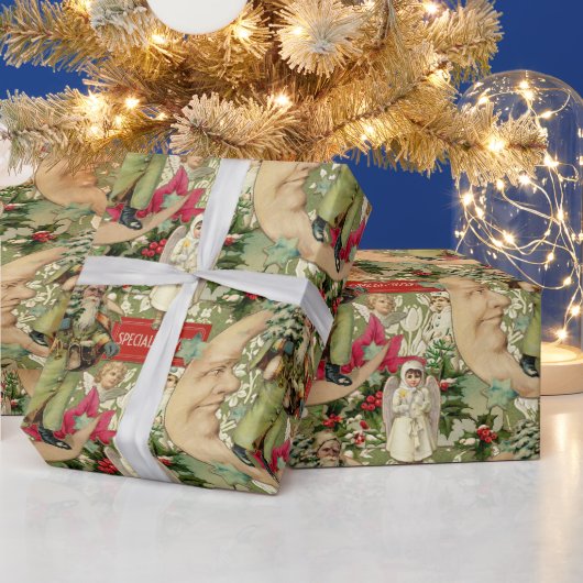 Papier Cadeau Noël à l'ancienne (Vacances)