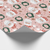 Papier Cadeau Noël à Père Noël (Coin)