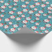 Papier Cadeau Noël à Père Noël (Coin)