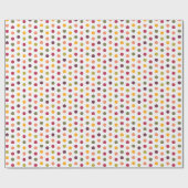 Papier Cadeau Noël à pois - (Plat)