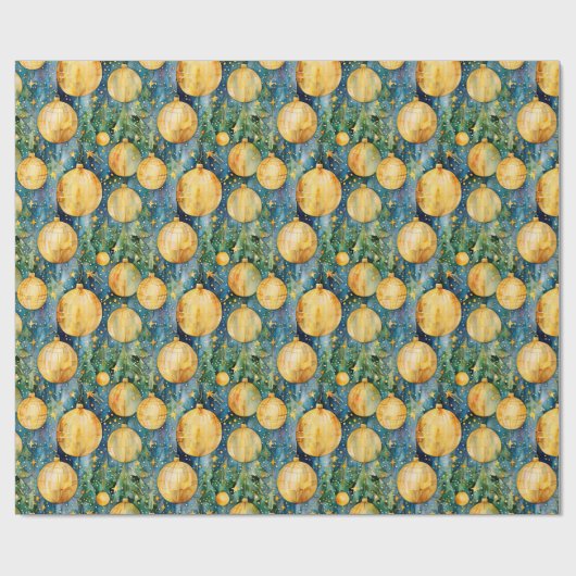 Papier Cadeau Noël Abstrait (Plat)