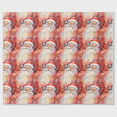 Papier Cadeau Noël Abstrait (Plat)